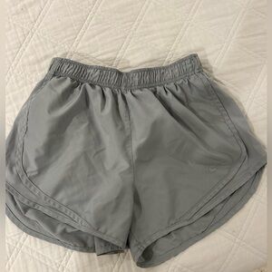 Nike. Women’s small, gray athletic shorts.